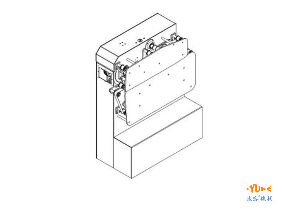 FCM-3011 crab stick pressing machine technical drawing