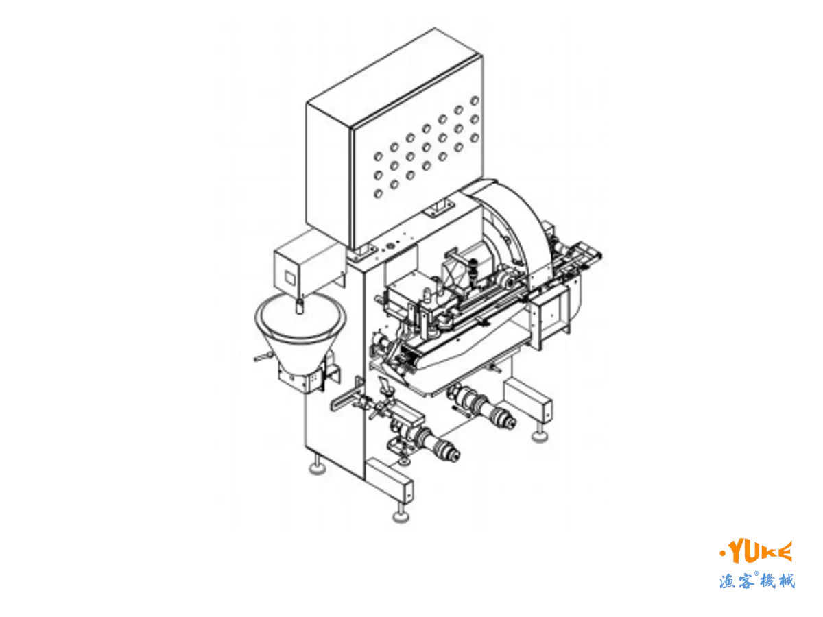 Coloring, wrapping and length-cutting machine